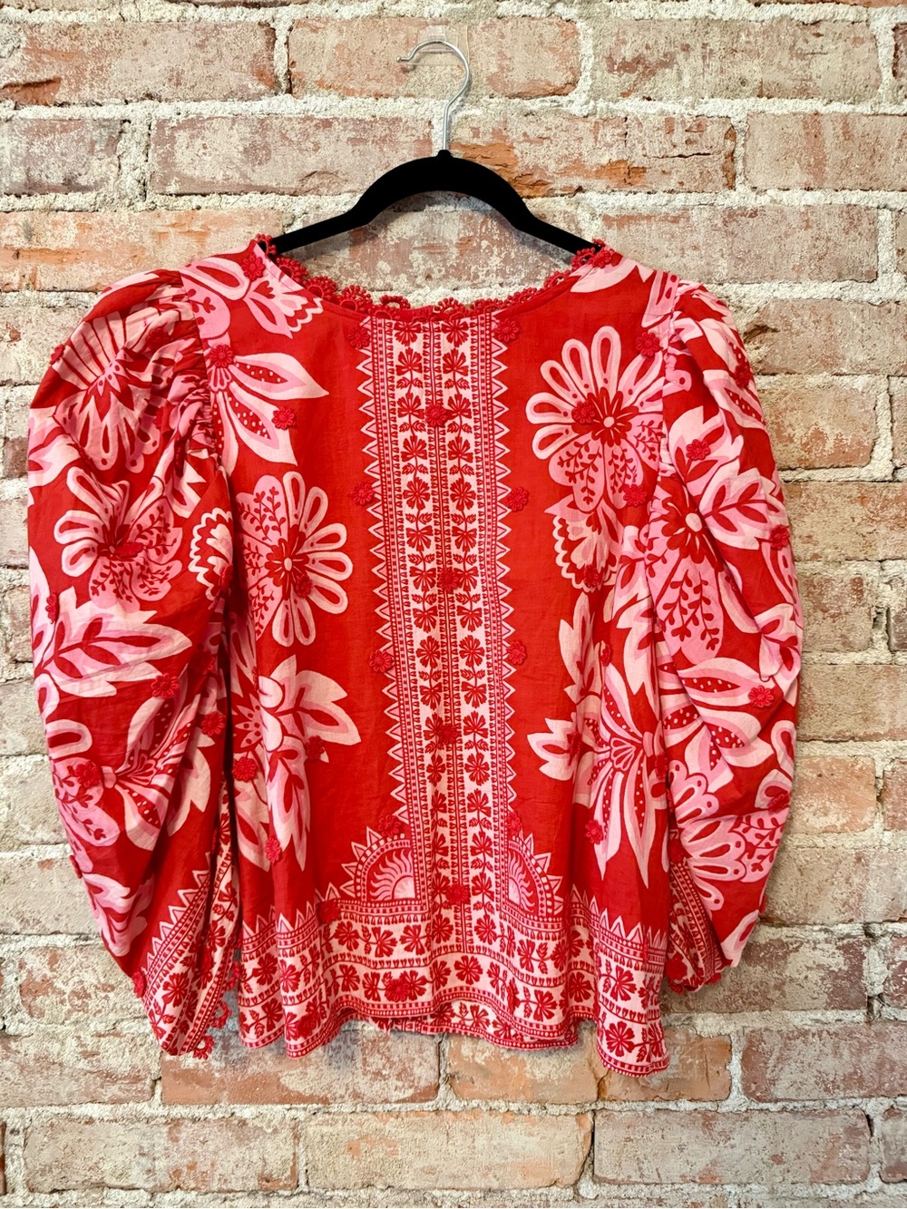 Farm Rio Flora Tapestry Blouse. Size L